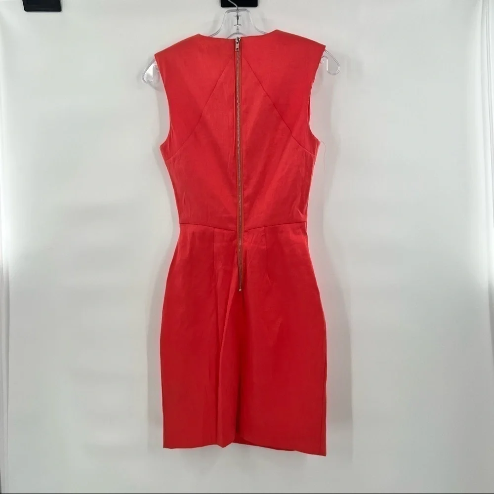 W118 Walter Baker orange bodycon sleeveless dress size XS